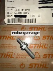 GENUINE STIHL MUFFLER EXHAUST COLLAR SCREW 1138-148-0700 088 MS441 C MS880 —B59