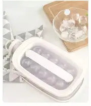 Ice Maker Ice Ball Mold Mould Container Ice Cube Water Bottle 2 in 1 Portable