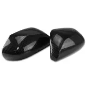 Carbon Fiber Style Top Mirror Cover Overlay For 2018–2025 Toyota Camry Side View