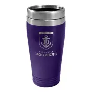 AFL Coffee Travel Mug - Fremantle Dockers - Thermal Drink Cup With Lid