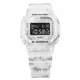 【CASIO】卡西歐 G-SHOCK 冰凍森林系列 經典方形 200米防水 運動電子錶 DW-5600GC-7 迷彩白