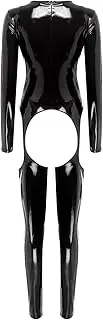 [GRRKDFQ] Women's Sports Underwear Crotch Cut-Out Jumpsuit