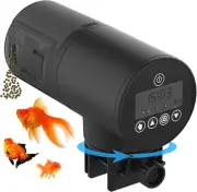 ADVWIN Automatic Fish Feeder, Timer Feeder with LCD Display Moisture-Proof Fi...