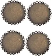 [COHEALI] 5pcs Brooch Backs Stainless Steel Pin Backs for Diy Jewelry Badge Making Lapel Pins