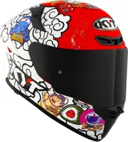 KYT TT-Revo Sushi Time, full face helmet , color: Red/White/Blue , size: XXL