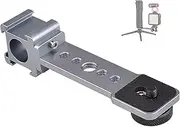 Gimbal Cold Shoe Extension Mount Mic Led Light Stand Triple Hot Bracket for DJI OSMO Mobile 3, Smooth 4, Hohem iSteady Mobile+, Feiyu, MOZA, DSLR, Gimbal Stabilizer