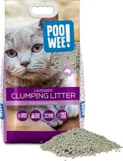 POOWEE! Clumping Lavender Litter 7.5kg Free Delivery in Australia