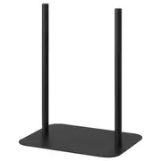 EILIF support for screen, black, 40x30 cm