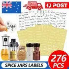 276 Stickers Herb Spice Storage Jar Labels Stickers Decals Pantry Kitchen Labels