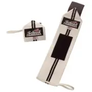 Schiek Sports 1112WS-W 12 in. Schiek Line Heavy Duty Wrist Wraps - White