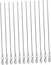 DOITOOL 12pcs Plated Snake Chains DIY Necklace Making Supplies Durable Decorative Link Chain with Lobster Clasps for Jewelry Crafting and Personalization