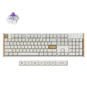Keychron K10 HE Full Size Wireless Magnetic Switch Custom Keyboard (White)