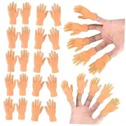 30 Pcs Tiny Finger Hands Mini Rubber Finger Puppets, Miniature Small Hands