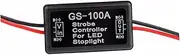 Anneome 2 Pack Led Strobe Controller Module 12v Flash Controller for Vehicle High Performance Brake Tail Light