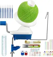 Yarn Spinner,Crochet Yarn Winder,Yarn Cake Winder,Manual Yarn Ball Textile Winding Machine,Manual Yarn Winder,Portable Wool Winder for Uniform Bobbin Winding Bobbin Winder for Home