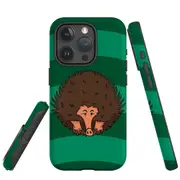 For iPhone 15 Pro Case, Shielding Cover, Echidna Portrait