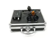 3.5X 420 Binocular Loupes Magnifier Glasses Blue + LED Head Light