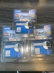3PK White on Clear Label Tape TZ135 TZe135 for Brother P-Touch PT-1010 12mm