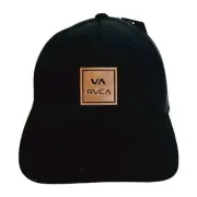 NWT - RVCA Black Mesh Snap Back Trucker Hat