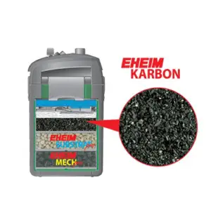 【EHEIM 伊罕】KARBON 椰皮活性碳 225g(德國製 前置 圓桶 底濾 上部 過濾 棉)