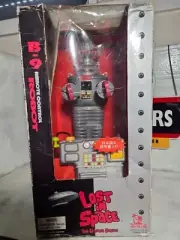TOY LOST IN SPACE B-9 ROBOT, TOY ISLAND, RADIO CONTROL, B/O, BOX, NOS