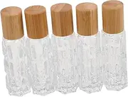 VICASKY 5pcs Cap Roller Ball Bottles Travel Sized Essential Oil Containers for Precise Application Minimized Waste Durable Smooth Rolling Design for Perfume Skincare