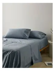 [Vue] 300TC Australian Superfine Cotton Sheet Set in Blue