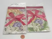 SEALED LOT 2 GLADDING SET of LIST PADS 35 sheets 4x7.4"&/10x19cm x7.59x12cm