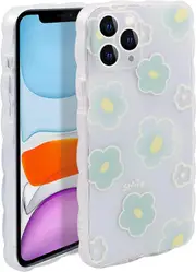 Case for iPhone 14 Pro Max, Soft TPU Bumper Cute Print Pattern Design Women Girls Protective Phone Cover Case for iPhone 14 Pro Max (6.7 inch), Green