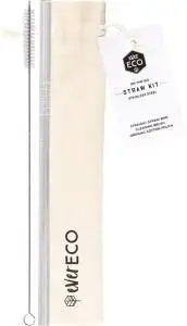 Ever Eco Stainless Steel Straw Kit Straight