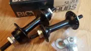 NOS BMX SUZUE 36 HOLE HUBS BLACK OLD SCHOOL 1980's NIB BOXED