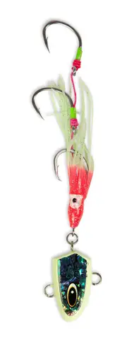 Vexed Bottom Meat 60g Hybrid Fishing Jig Bait Fishing Lure #Albino Glow