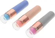 Nail Art Brush Set 3pcs Silicone Brush for Gel Polish Gradient Stamping French Manicure Nail Supplies