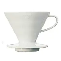 在飛比找momo購物網優惠-【日本HARIO】V60白色02陶瓷濾杯1-4杯(VDC-0