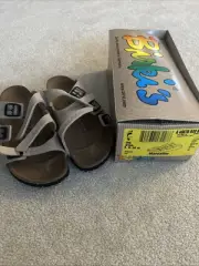 Birkenstock Birki's Marseille Womens Size 8 EU 39 Sandals Shoes Ice Suede