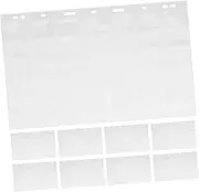 Tofficu 10 Sheets Coin Storage Pages for Collectors Coin Sleeves with Transparent Design Easy to Use