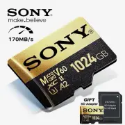 SONY 1TB Micro SD Card U3 A2 TFT V60 A2 + Adaptor Free Postage.