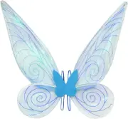 YCNASSS Fairy Wings White Angel Wings Butterfly Wings Dress Up Sparkling Shee...