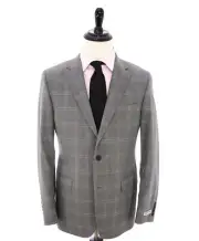 HICKEY FREEMAN - Tonal Gray Plaid Check "Milburn ii" Wool Suit - 40R