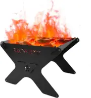 Portable Fire Pit for Camping, Small Fire Pit Outdoor Camp Stove, Lightweight, F