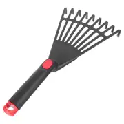 Leaf Rake Plastic Rake Gardening Rake Tool Small Garden Rake with Handle Lawn le