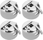Emagtech 4PCS Household Sewing Machine Bobbin Case Stainless Steel Bobbin Cas...