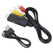 RCA to Converter Three-color RCA Male Cable length 1m/3.2ft