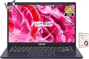 [ASUS] Vivobook Go 14” FHD Laptop, Intel Celeron N4500, 1-Year of Microsoft 365, Wi-Fi 5, USB Type-C, 10Hrs Battery Life, Windows 11 Home in S Mode, w/HDMI (4GB RAM | 128GB Storage)