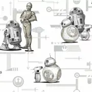York Wallcoverings DI0947 Star Wars: The Rise of Skywalker, Droids! Wallpaper