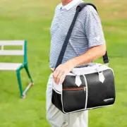 Amazon Basics Golf Duffel Bag Black/White