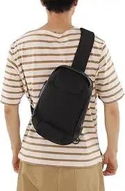 [Loboo Idea] Waterproof Anti Theft Sling Bag with Combination Lock for Outdoor Travel