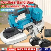 Brushless Cordless 51mm Band Saw Cold Cut Steel Bandsaw Battery For Makita 18V