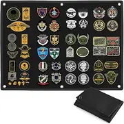 joyibay Self-Adhesive Patch Board, 23 x 18’’ Patch Organizer Holder Display Board with Loop Surface, Waterproof 1000D Nylon Patch Panel for Hook-Backed Combat Morale Uniform Emblems Collection