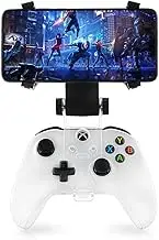 Xbox Series X Controller Phone Clip, Xbox One Controller Mobile Phone Mount Adjustable Phone Holder Clamp for Xbox Series S/X, Xbox One S/X, Xbox One Controllers
